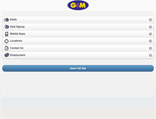 Tablet Screenshot of gmoc.com